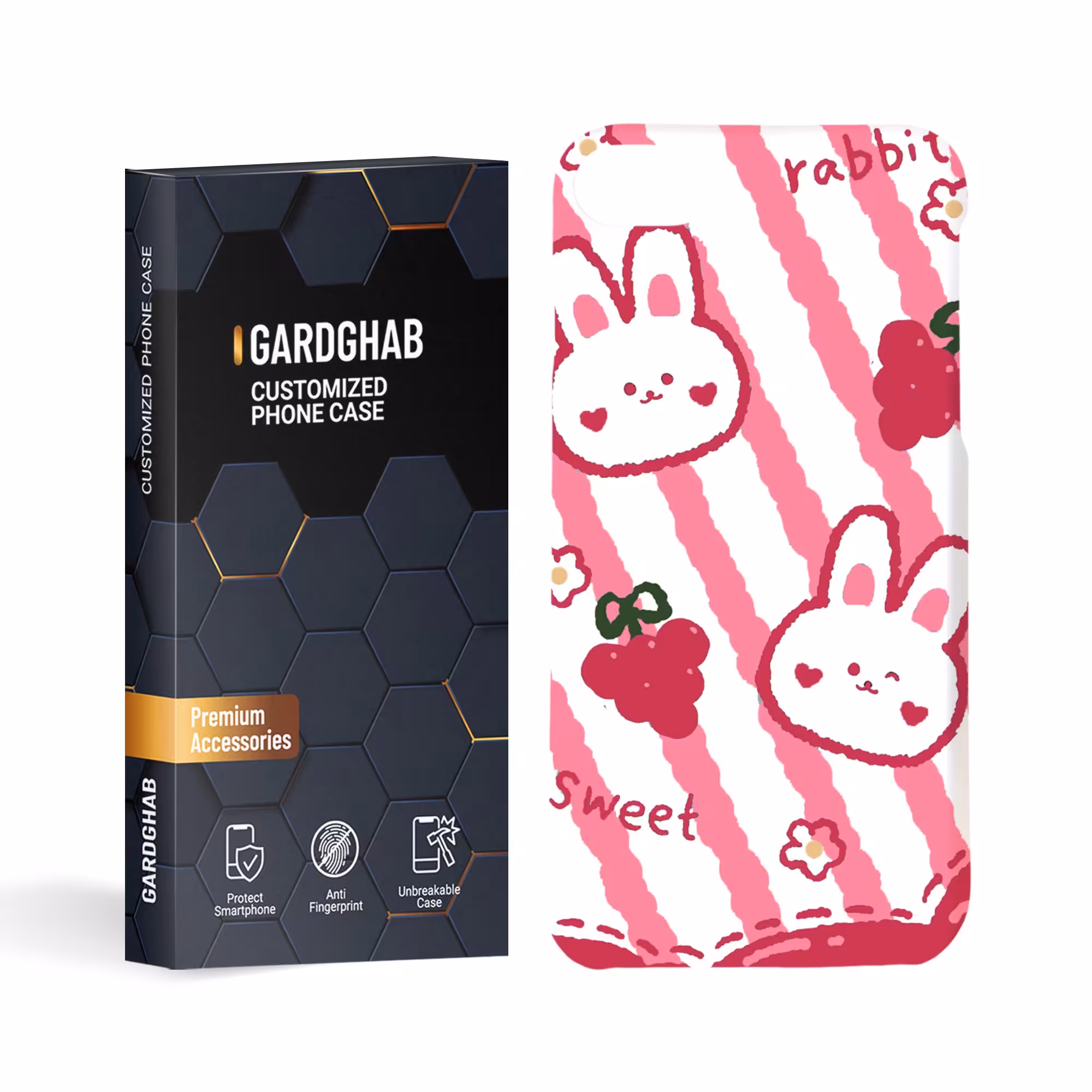 کاور گارد قاب دخترانه مدل g1112 مناسب برای گوشی ایفون 7