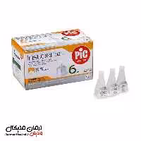 سوزن قلم انسولین پیک سلوشن 6 میلی متر بسته 100 عددی