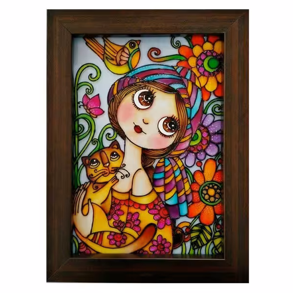 تابلو ویترای طرح فانتزی