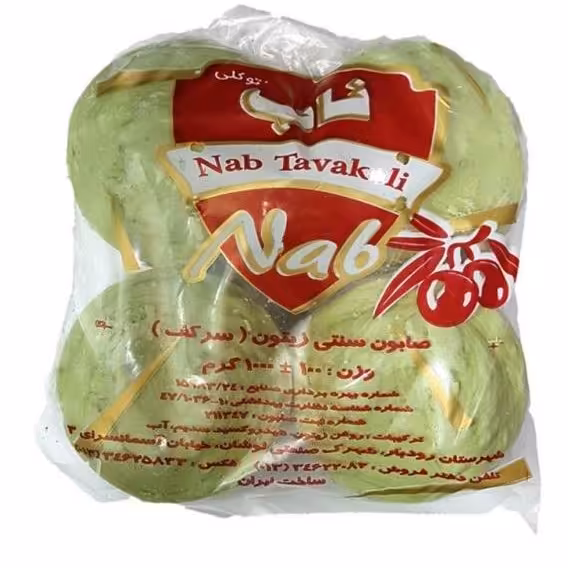 صابون زیتون سنتی سرکف ناب توکلی 1000 گرمی (4 عددی

