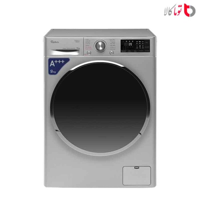 ماشین لباسشویی جی پلاس مدل GWM-L909SS ظرفیت 9 کیلوگرم