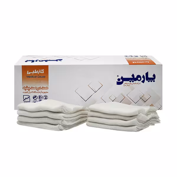 گاز غیر استریل پارمین جعبه دار 8 لایه