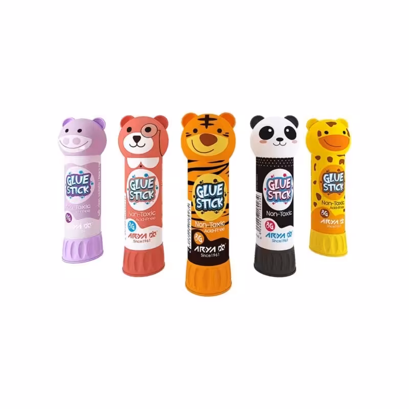 چسب ماتیکی عروسکی سفید 8 گرم 8023 آریا