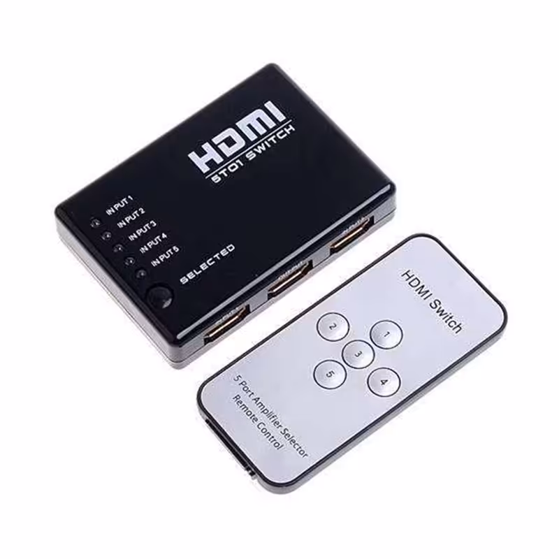 سوییچ 5 پورت IR EXTERNAL مدل HDMI