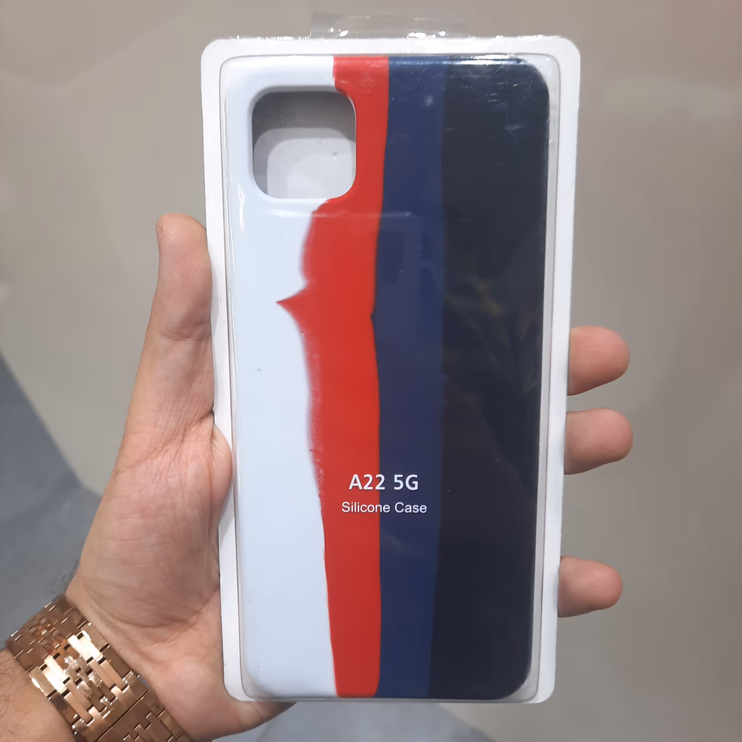 کاور سیلیکونی اورجینال پاک کنی گوشی سامسونگ A22 5G 