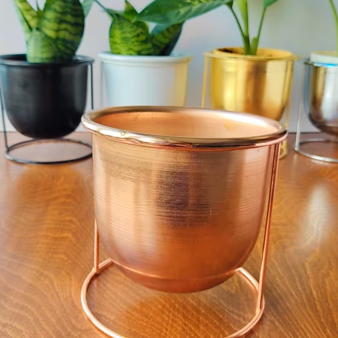 گلدان فلزی مناسب هفت سین و سبزه عید