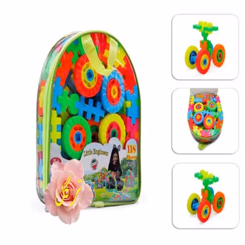 لگو ساختنی مهندس کوچولو بسته  بزرگ 118 تکه