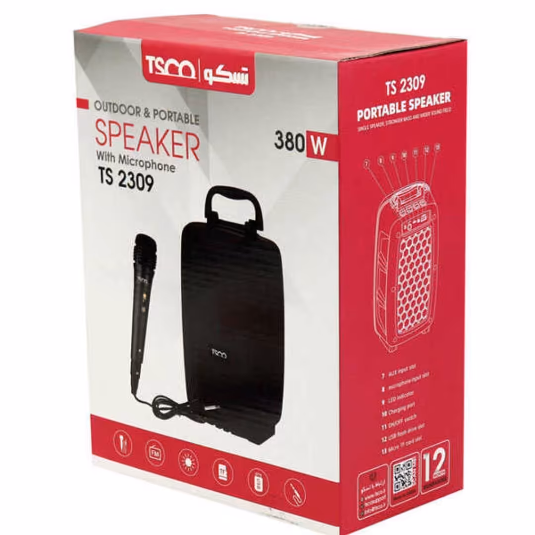 اسپیکر بلوتوثی تسکو مدل TSCO TS-2309


