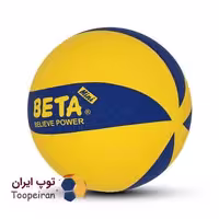 توپ والیبال لاستیکی بتا رنگ آبی سایز 4