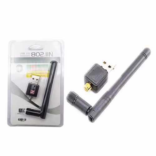 دانگل وای فای آنتن دار - مناسب برای کامپیوتر بدون وای فای