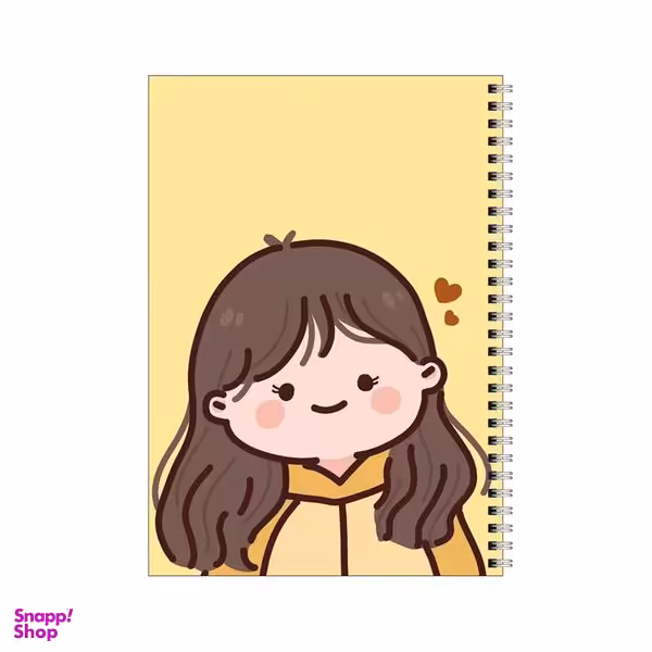 دفتر مشق 80 برگ بامبیلیپ طرح دختر کیوت  کد 7489967