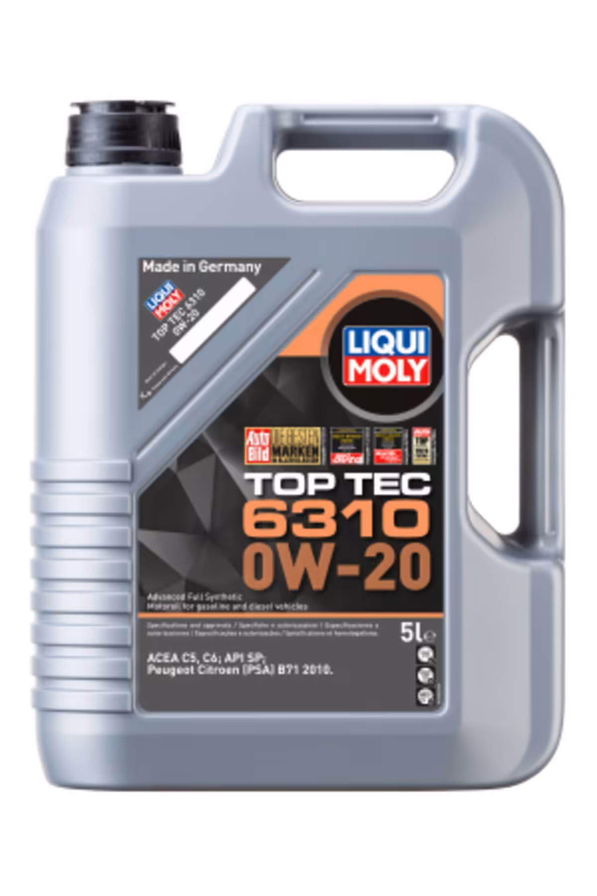 روغن و مکمل موتور TOP TEC 6310 0W 20 5 لیتر Liqui Moly
