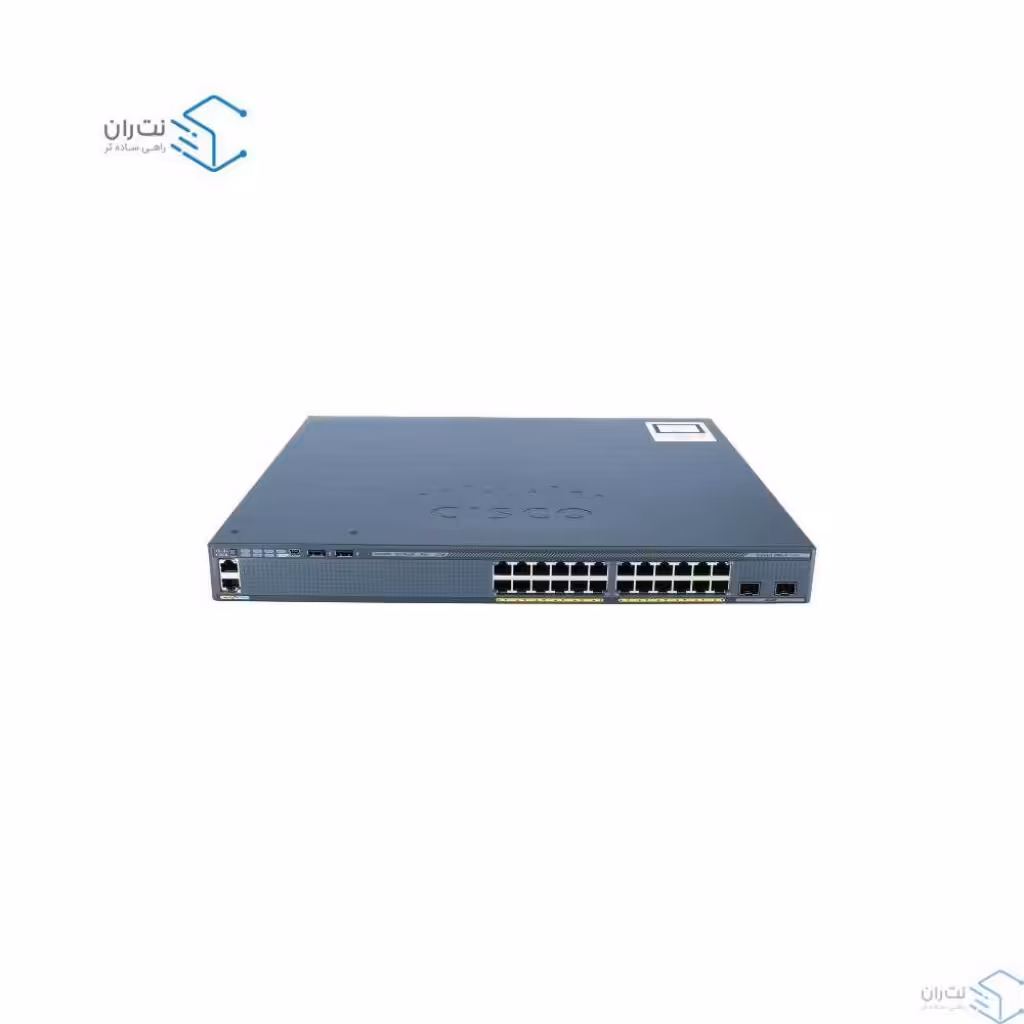 قیمت و خرید سوییچ شبکه 24 پورت سیسکو مدل WS-C2960X-24PD-L | نت ران