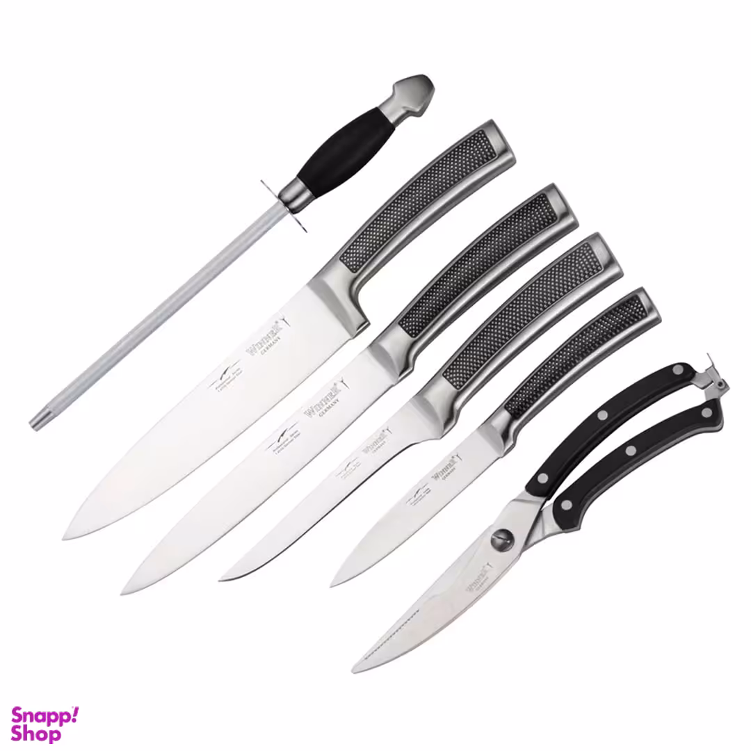 سرویس چاقو آشپزخانه 6 پارچه وینر کد 01