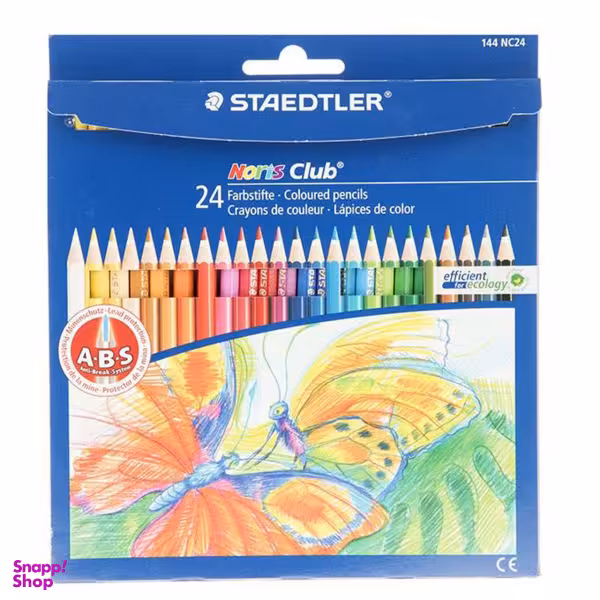 مداد رنگی 24 رنگ استدلر مدل Noris Club