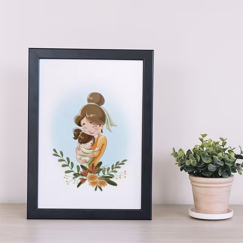 تابلو دکوراتیو هدیه روز مادر کد  YB2115