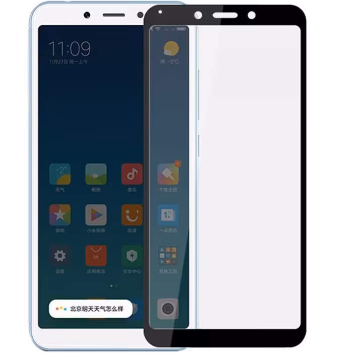 محافظ صفحه نمایش تمام چسب مناسب برای گوشی شیائومی Redmi 6