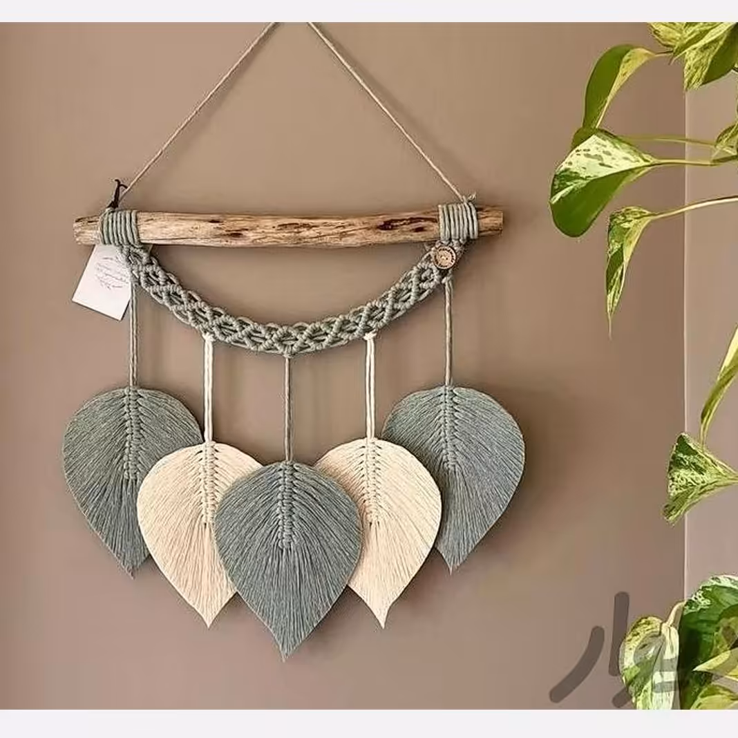 دیوارکوب لاکچری مکرومه