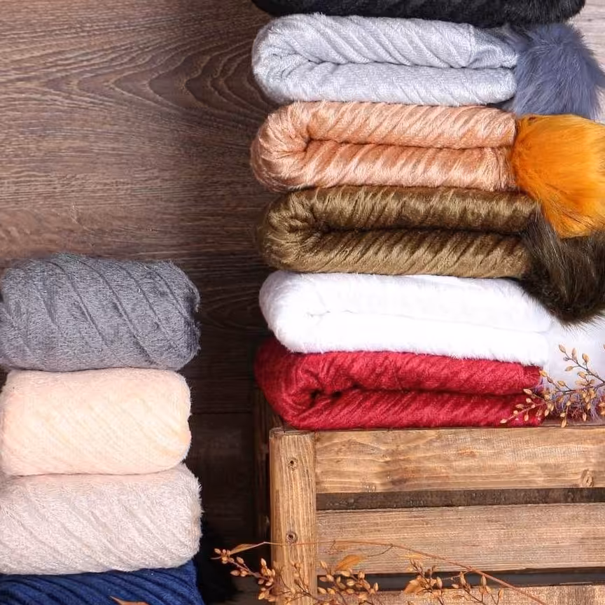 شال مخمل پلیسه دوم دار