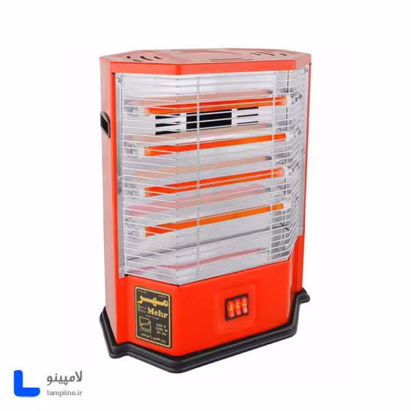 بخاری برقی 4 شعله فن دار مهر