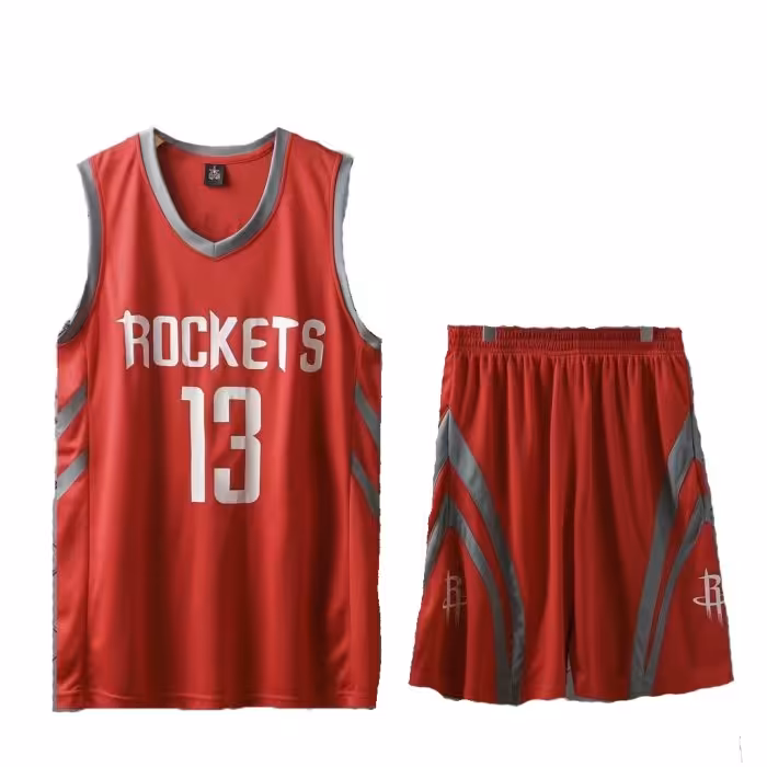 پیراهن شورت بسکتبالی هوستون راکتس قرمز جیمز هاردن شماره 13