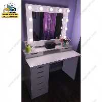 میز آرایش لامپ دار کد DMP141 - فروشگاه سه گامه