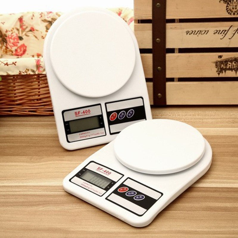 ترازو دیجیتال آشپزخانه دارای نمایشگر LCD با دقت 0001 گرم تا 10 کیلوگرم
