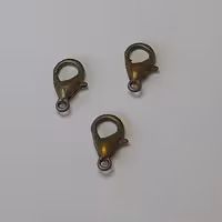 قفل طوطی برنزی سایز متوسط بسته 3 عددی