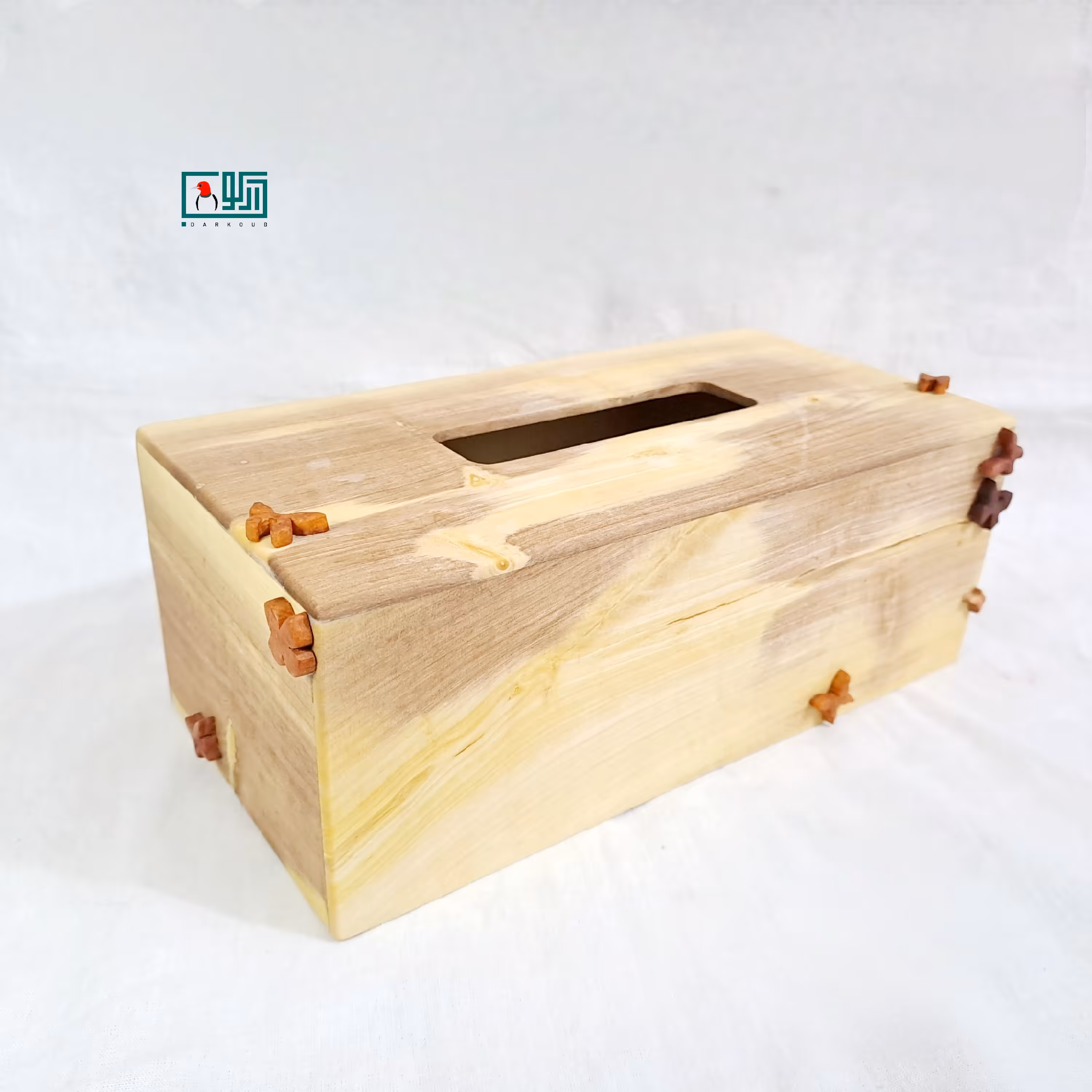 جعبه دستمال کاغذی چوبی
