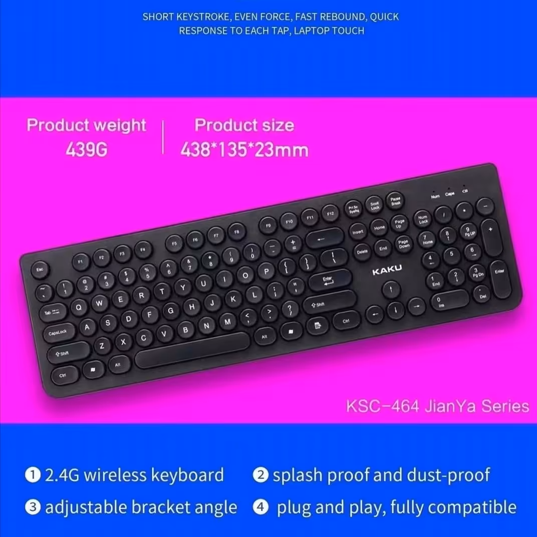 کیبورد بی سیم kaku 464