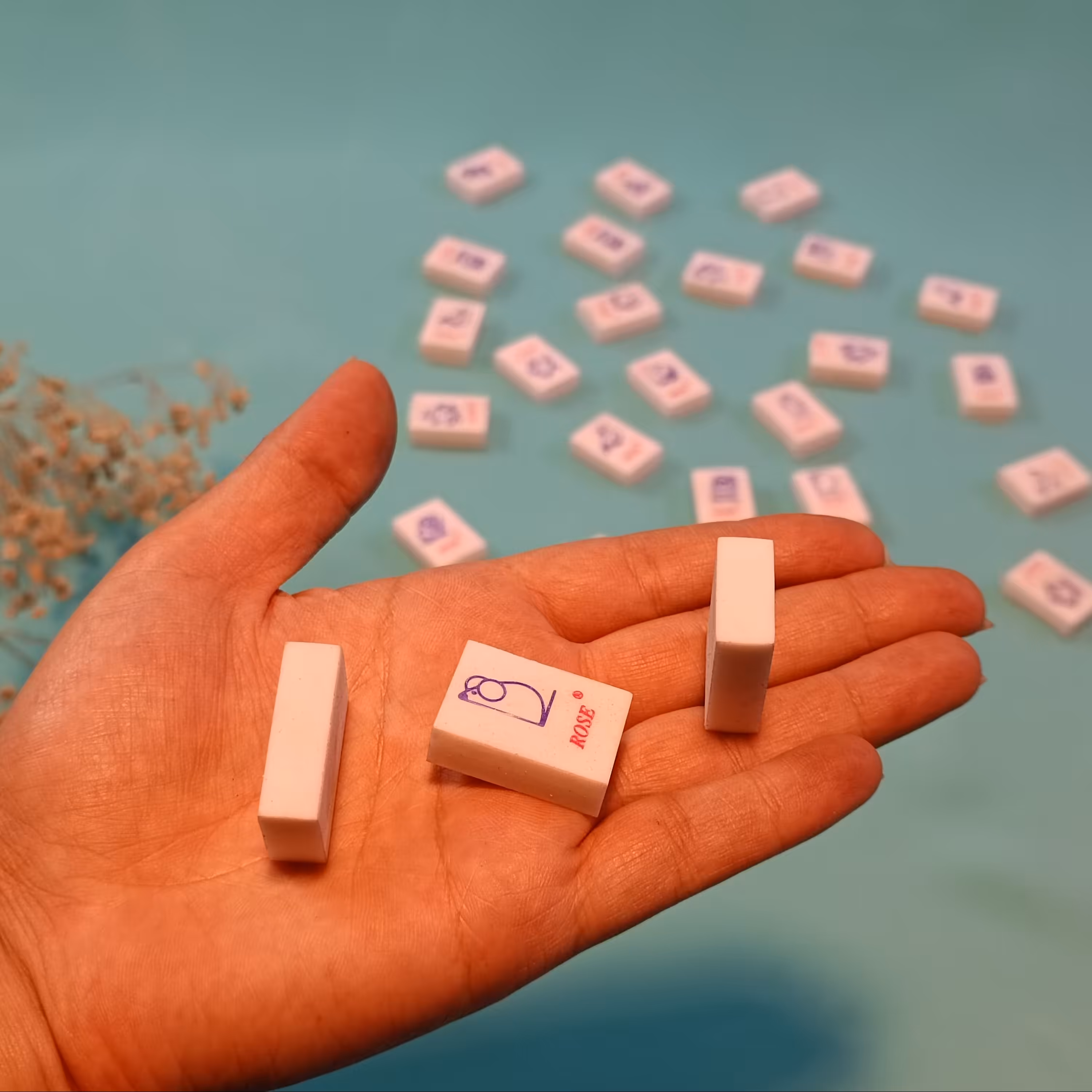 پاکن مدل رز  رنگ سفید بسته 5 عددی