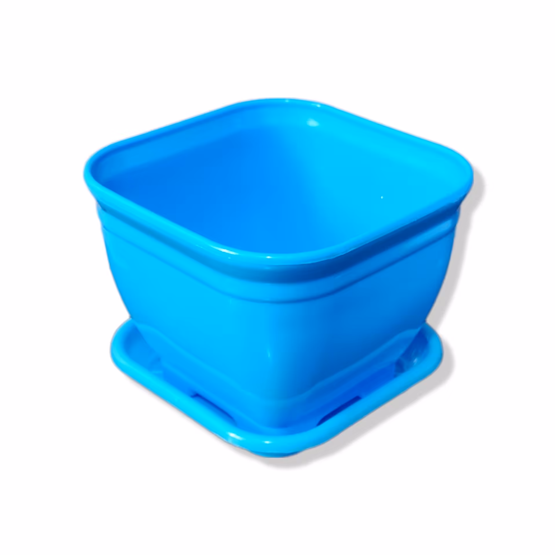 گلدان پلاستیکی  رنگی سایز 12