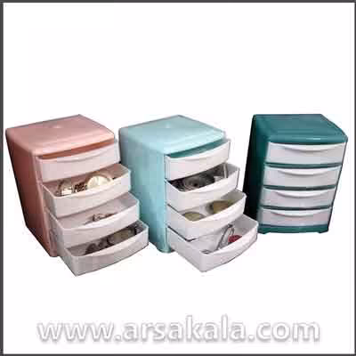 مینی دراور 4 کشو پلاستیکی