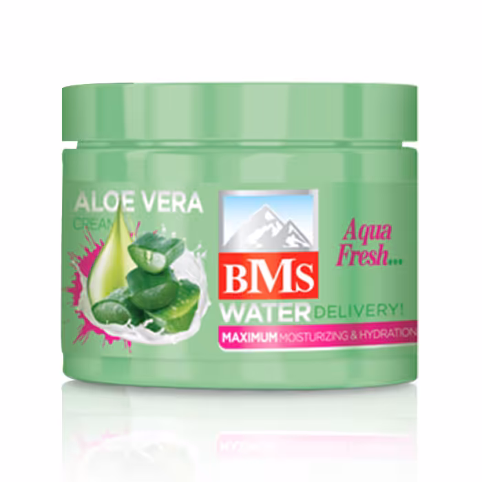 کرم مرطوب کننده کاسه ای آلوئه ورا بی ام اس BMS حجم 200 میلی لیتر