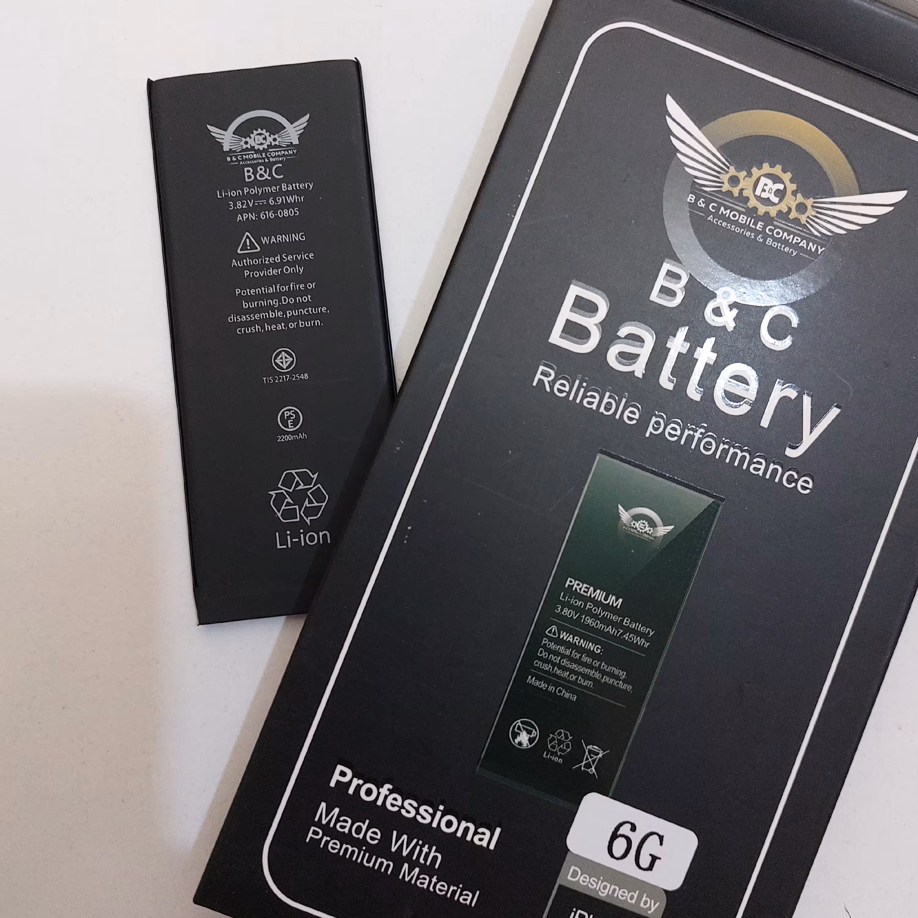 باتری اورجینال آیفون 6 تقویت شده با 6 ماه گارانتی