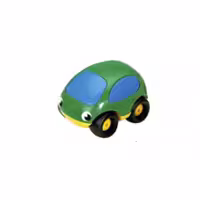 ماشین کوچک ضد ضربه و نشکن سبز زرد smoby 750003