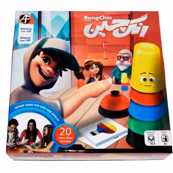 رنگ چین بازی فکری کودکان