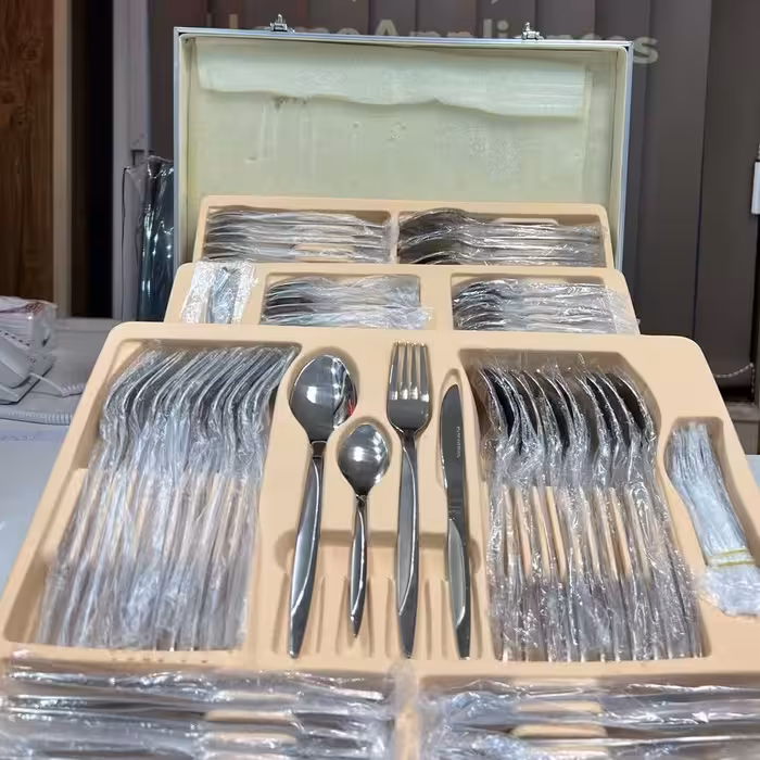 سرویس قاشق وچنگال 128 پارچه  کیفی 24نفره