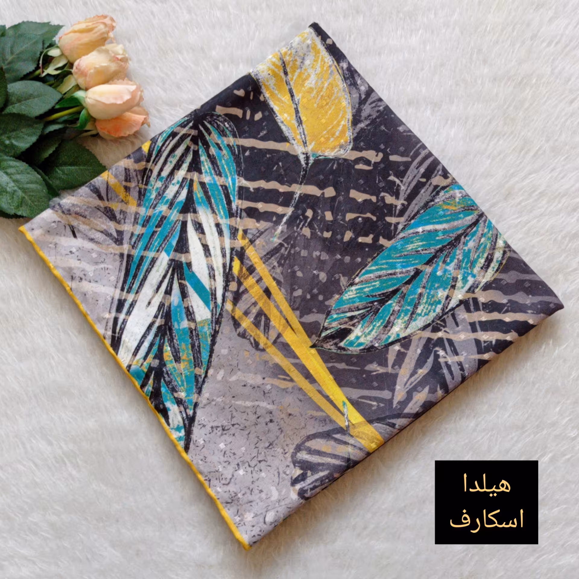 روسری نخ نگینی