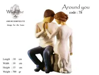 مجسمه ویلوتری مدل درکنارتو کد 78 WillowTree Around You 78 Statue