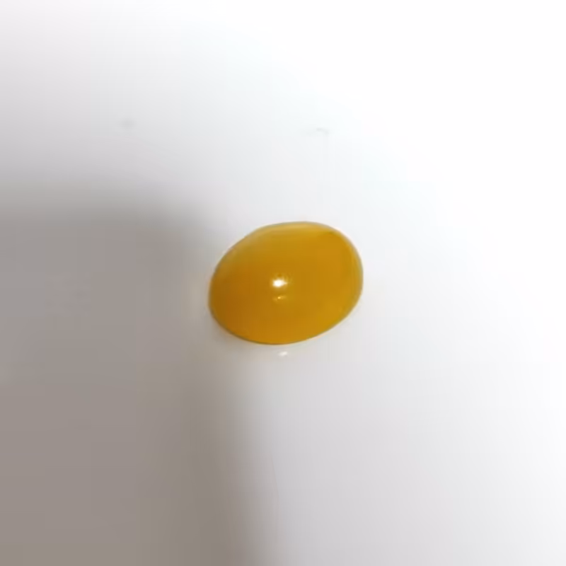 عقیق زرد اصلی ابعاد 10در 8  کد 01 نقره جات لطفی 