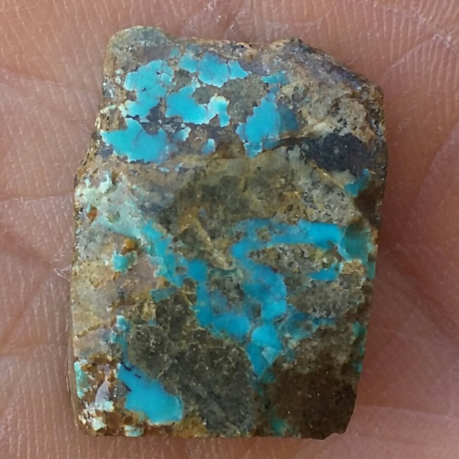 اسلایس سنگ راف فیروزه آبی اصل نیشابور 100 در 100 طبیعی شاهکااار خلقت دیدنییییی