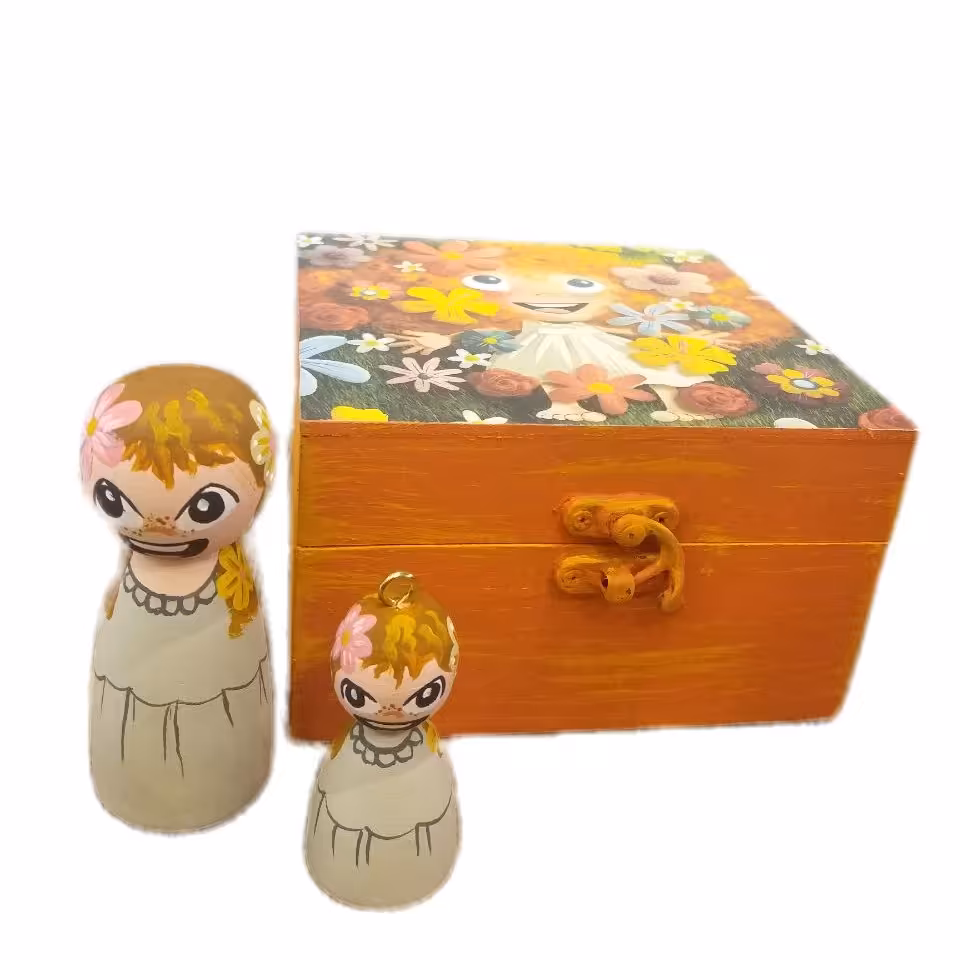 پکیج هدیه فانتزی طرح دختر