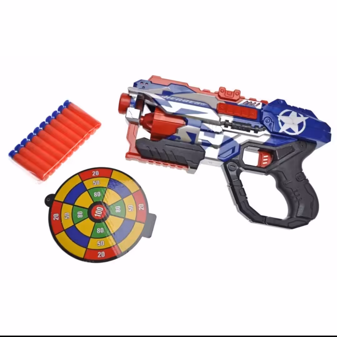 اسباب بازی تفنگ تیرفومی کاپیتان آمریکا