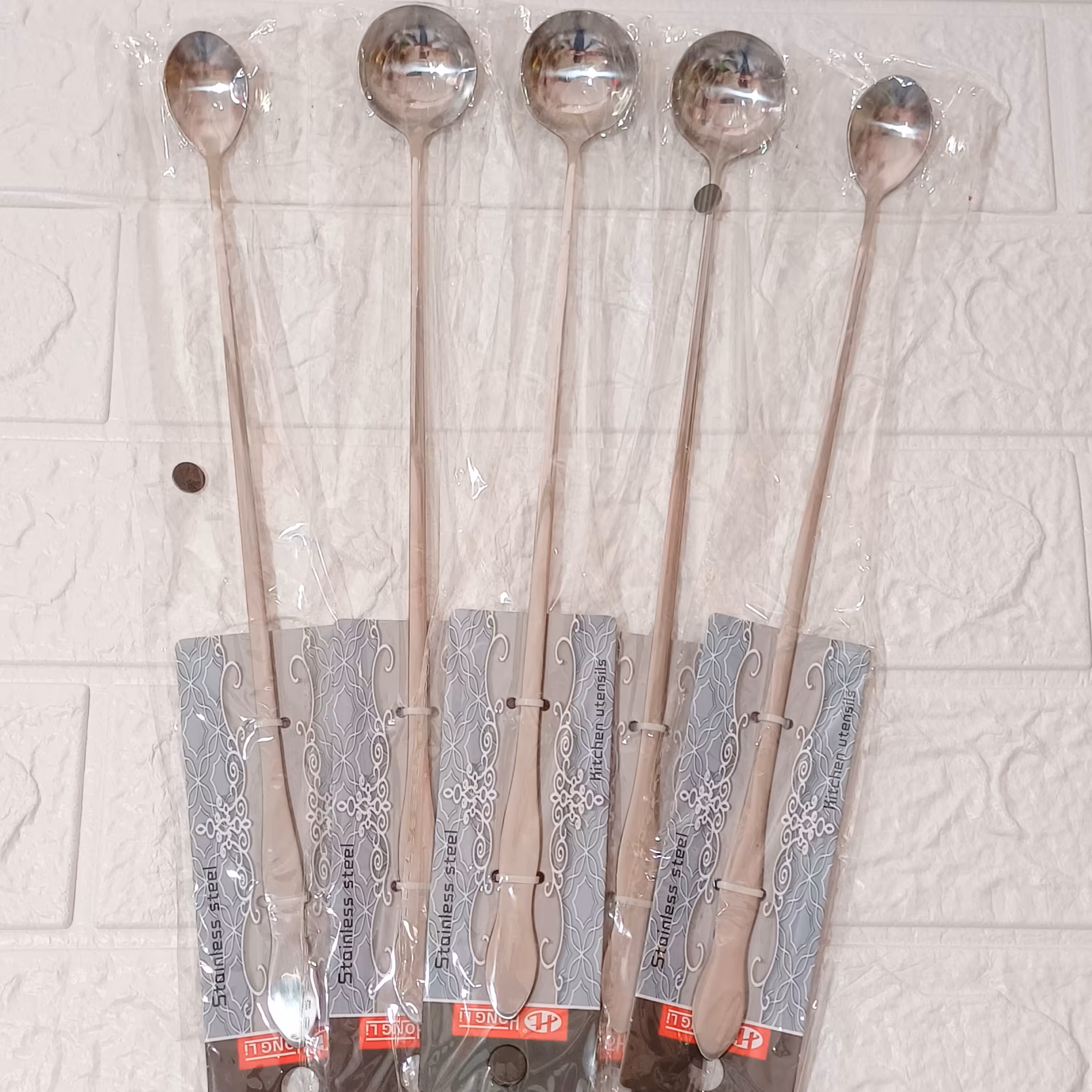 قاشق استیل دسته بلند مخصوص پارچ