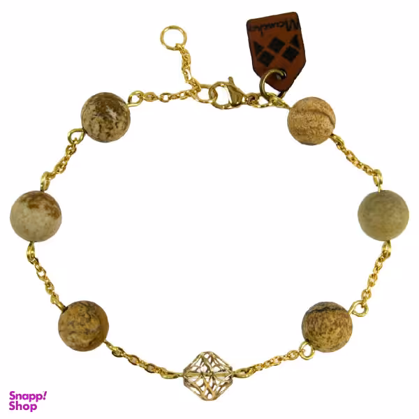 دستبند طلا 18 عیار مانچو مدل bfg119