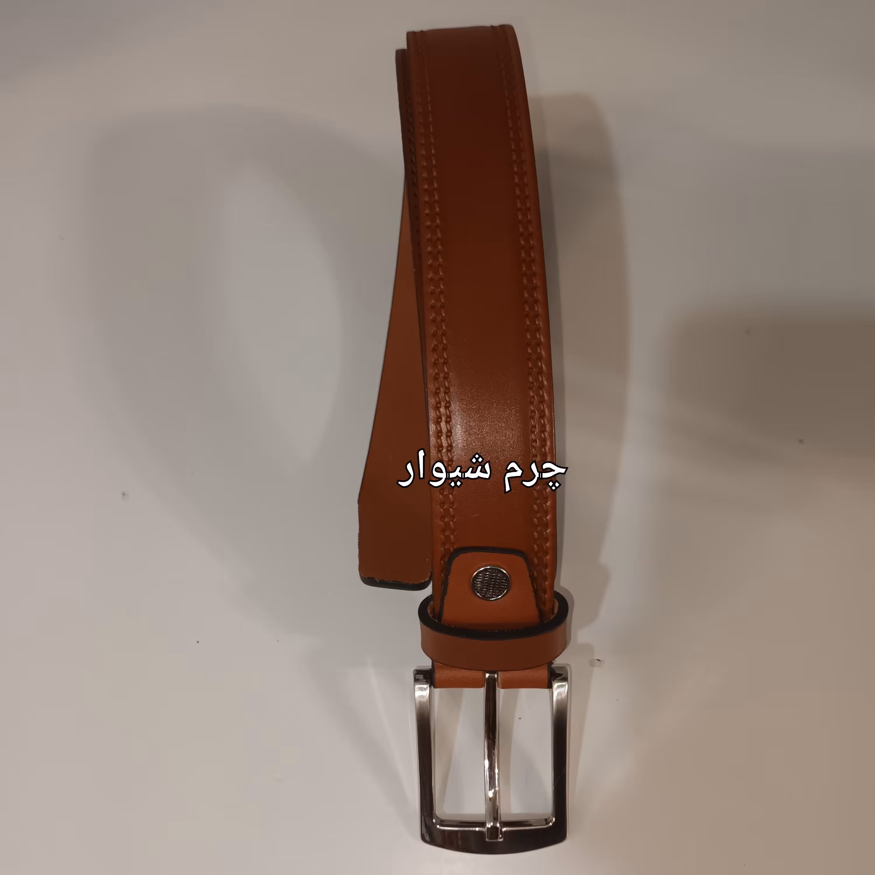 کمربند چرم طبیعی کد 43