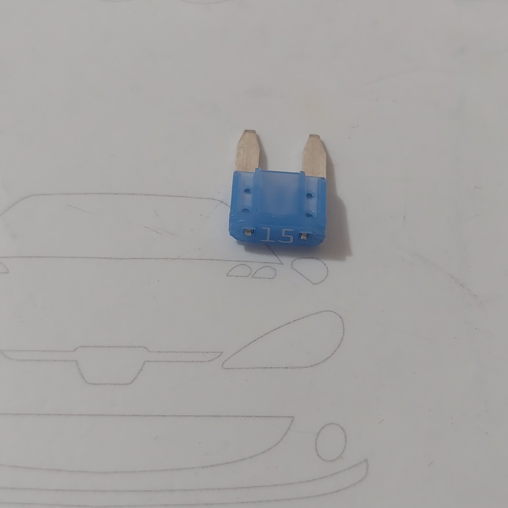 فیوز 15 آمپر littelfuse اصلی سایز کوچیک