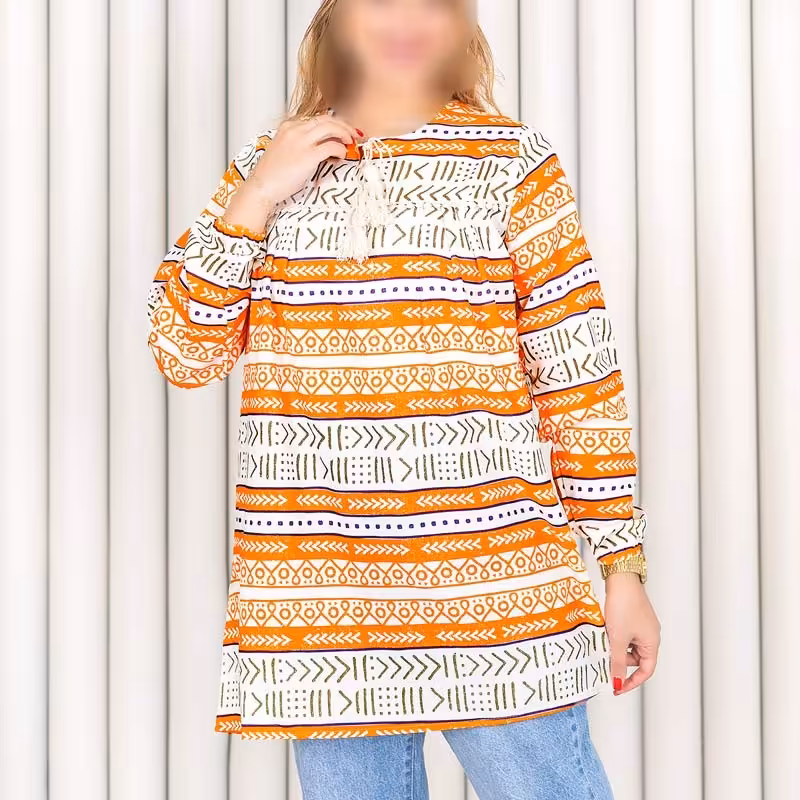 شومیز مشکی و رنگی زنانه لینن فری مناسب 36تا44 گاهی 46