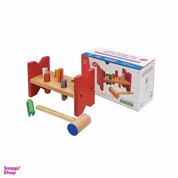 میزک میخ و چکش چوبی